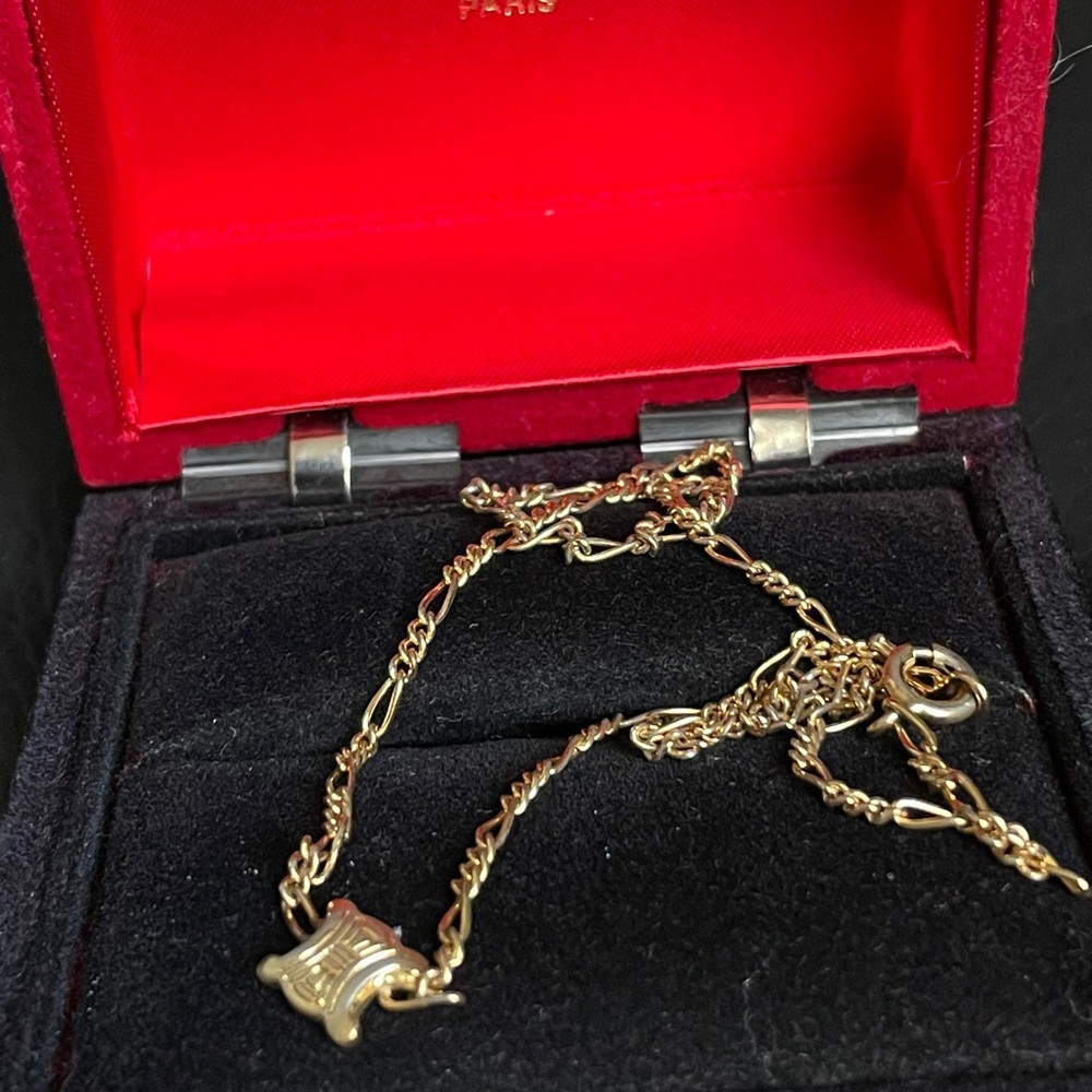 Vintage Celine Triomphe Necklace